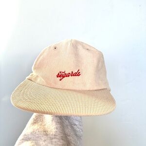 Corduroy Flat Brim Hat